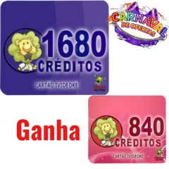 imagem          PROMOÇÃO !!!Cartão pré-pago 1680 créditos Para Ivideokê Mini 8162/Pop200/Pop 300/Pro 750/Pro 950/Pro 850/Vsk 1.0/Vsk 2.0/Vsk 3.0/Vsk2.5/EZ-850 