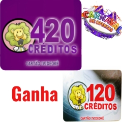 imagem             PROMOÇÃO  !!!Cartão pré-pago 420 créditos Para Ivideokê Mini 8162/Pop200/Pop 300/Pro 750/Pro 950/Pro 850/Vsk 1.0/Vsk 2.0/Vsk 3.0/Vsk2.5/EZ-850 