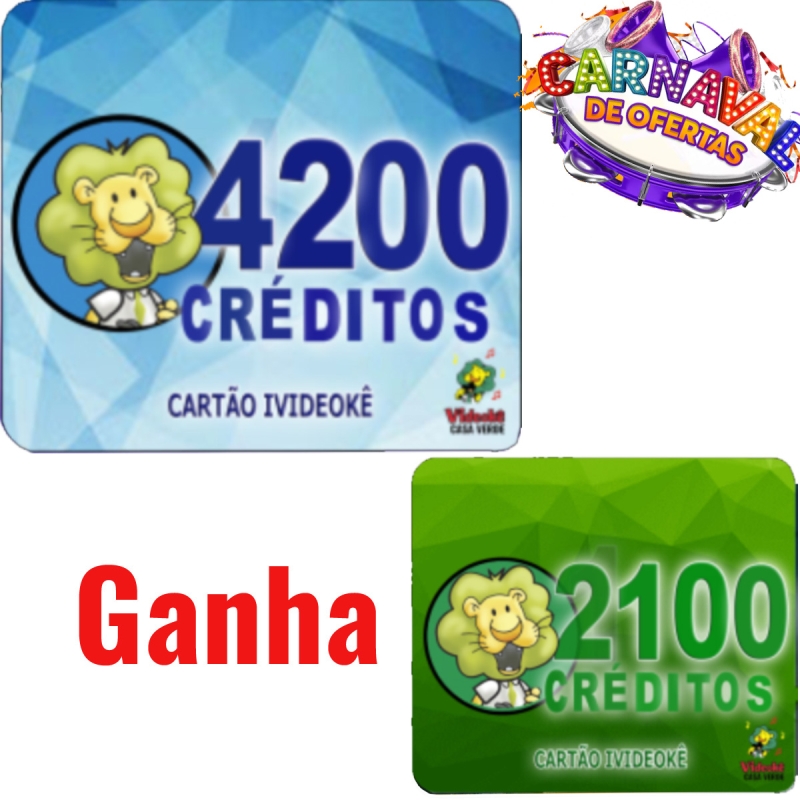 imagem                                         PROMOÇÃO  !!!Cartão pré-pago 4200 créditos Para Ivideokê Mini 8162/Pop200/Pop 300/Pro 750/Pro 950/Pro 850/Vsk 1.0/Vsk 2.0/Vsk 3.0/Vsk2.5/EZ-850 