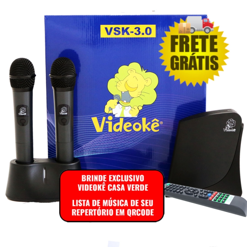 imagem                                                                                                     PROMOÇÃO DE NATAL COM VIDEOKÊ!!!!!!!!!VIDEOKÊ VSK 3.0 com 12479 Músicas. Pacotes Músicas Nacionais ( Mem+ 1 ao 39).Pacotes Músicas Americanas ( IUSA ATÉ INT 14). Pacotes Músicas Japonês ( JAP ATÉ JAP 8 C )+ Pacote Evangelica + Pacote Infantil 