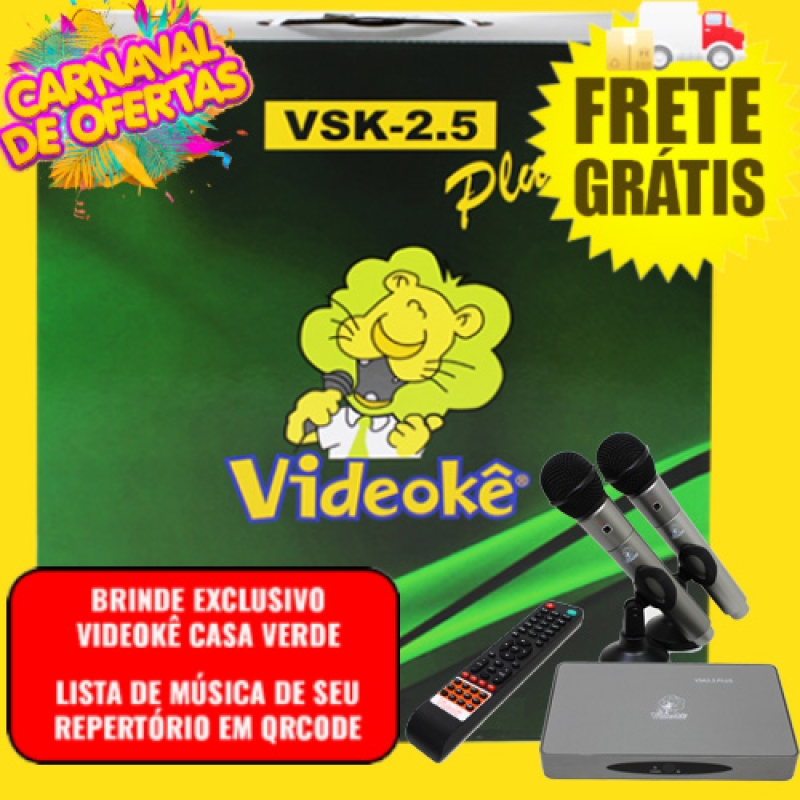 imagem                                                                                                                                              PROMOÇÃO DE CARNAVAL !!!!!!!VIDEOKÊ VSK 2.5 PLUS com 12.679 Músicas Pacotes Mús.Nacionais(Mem+1 ao 40)+Pacotes Mús. Americanas( IUSA ATÉ INT14)+Pacotes Mús. Japonesas (JAP ATÉ JAP 8 ) + Pacotes Mús.Evangelicas +Pacotes Mús. Infantis